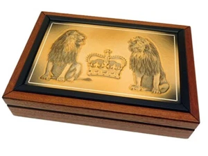 Caja de monedas 11 x 1 oz/10 x 1/4 oz oro/11 x 2 oz plata Tudors/Queens Beasts - Imagen 1 de 4