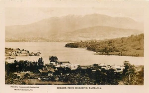 AUSTRALIA - HOBART DE BELLERIVE TASMANIA - VISTA POSTAL ANTIGUA FOTO REAL - Imagen 1 de 2