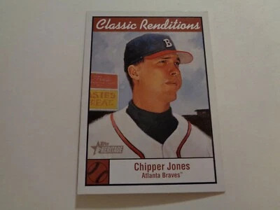 2001 Topps Heritage Classic Renditions Chipper Jones Card #CR5 - Image 1 of 2