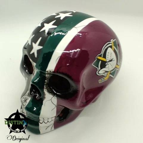 Anaheim Ducks Throwback Flag  Sugar Skull Cover