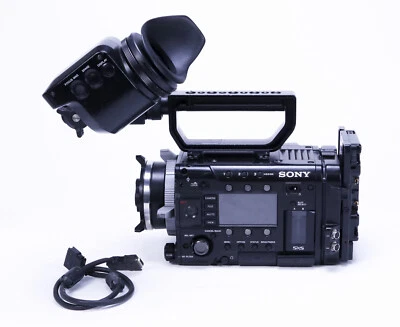 Sony PMW-F55 CineAlta 4K Camera w/ EL-100 EVF, Audio Module, Gold Mount - Image 1 of 4
