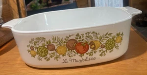 Corningware Spice Of Life La Marjolaine 2 Quart A2B Casserole Square No Lid - Picture 1 of 3
