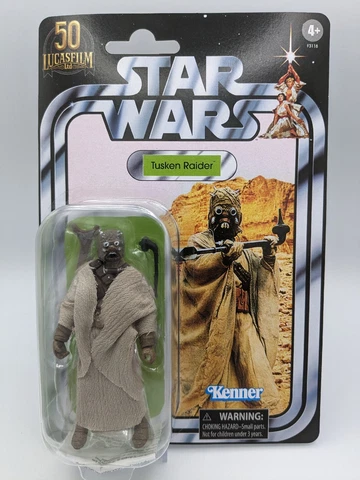 Star Wars Vintage Collection Tusken Raider  Lucasfilm 50 #VC199 & Figure Shield! Cover