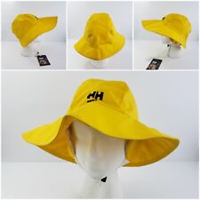 Waterproof Rain Hat Work Wear Sailing Fisherman Sou’wester XL 61/62 Helly Hansen