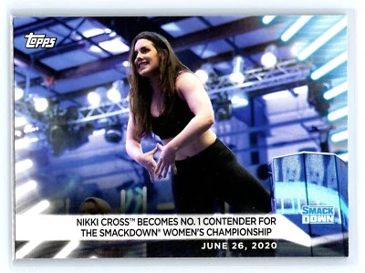 2021 Topps WWE Womens Division #33 Nikki Cross Contender for the Championship  - Image 1 of 2