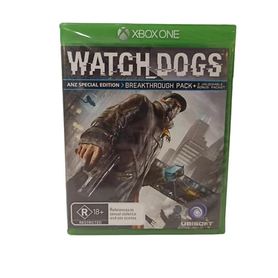 Xbox One Microsoft Watch Dogs Video Game Action Adventure Role Play Puzzle - Image 1 of 4