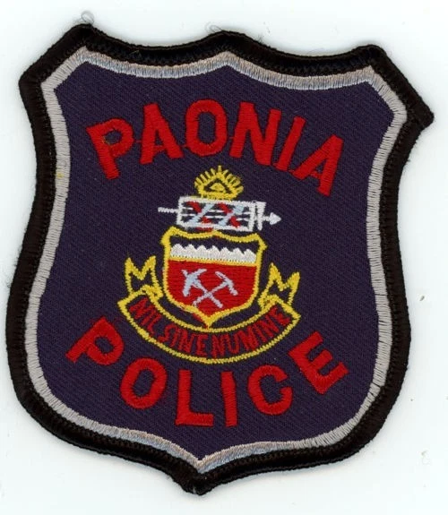 COLORADO CO PAONIA POLICÍA BONITO PARCHE HOMBRO SHERIFF Foto 1 de 1