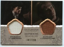 Outlander Season 4 Convention Exclusive Dual Wardrobe CE3 Jamie/Stephen #172/200