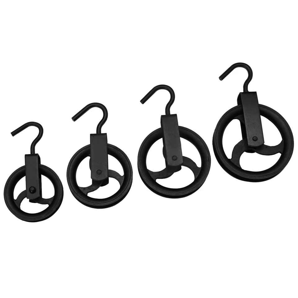 Umlenkrolle Seilrolle Heberolle Baurolle Bauaufzug Flaschenzug Vogelrolle Haken - Bild 1 von 1