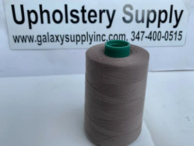 Tex40 TAUPE #32005 100% Spun Polyester Cone 6000Y, sold by 3 spools. - Image 1 of 4