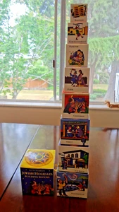 VTG Jewish Holiday Kid Building Block, Prayer, Hebrew Alphabet, 8 Tzedakah Boxes - Picture 1 of 19