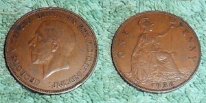 JB RFM 80437 Great Britain 1936 1 Penny VF Condition. I just got in a group of t - Picture 1 of 1