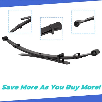 Black Steel Rear Leaf Spring For Nissan Frontier 4WD Crew Cab 2005-2018 - Image 1 of 4