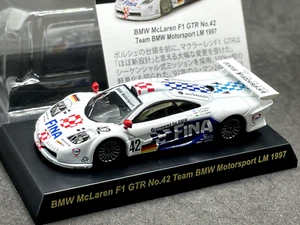 Kyosho 1/64 Mclaren F1 GTR collection No.42 Team BMW MS LM 1997 diecast car 41F1 - Picture 1 of 6