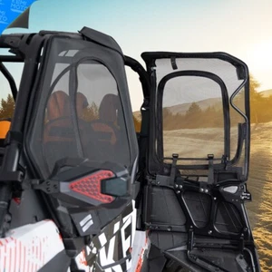 4 Door Mesh Window Nets Upper Door W/Framed for Polaris RZR XP 4 1000 2014-2023 - Picture 1 of 12