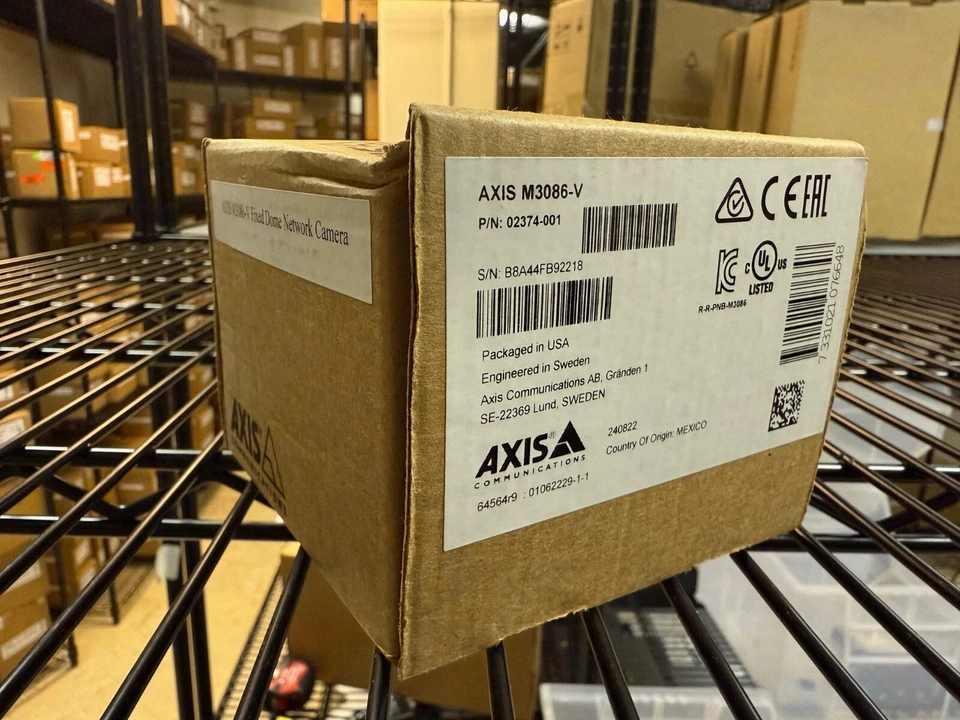 Axis M3086-V Mini Indoor Dome Security Color Camera | 02374-001 | OPEN BOX - Image 1 of 1