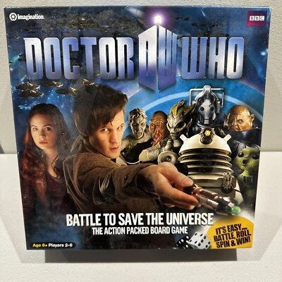Doctor Who: Battle To Save The Universe Board Game. Contents Checked All Comp - Image 1 of 4