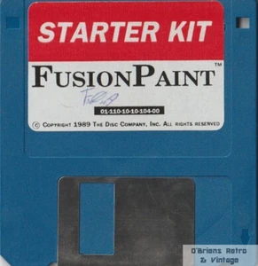 Pintura Fusion - Kit de inicio - The Disc Company - 1989 - Commodore Amiga - Imagen 1 de 2