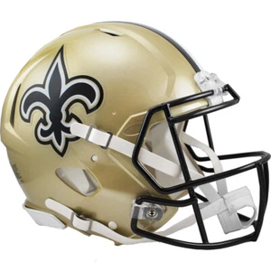 New Orleans Saints Riddell Speed Full Size Authentic Football Helmet - Picture 1 of 4