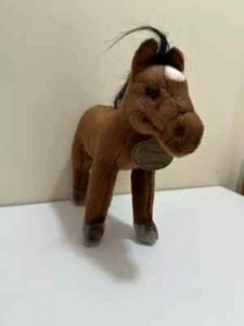 Peluche de caballo Mustang clásico Russ Berrie Yomiko de colección - Imagen 1 de 9