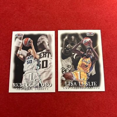 1999-00 Hoops WNBA Rebecca Lobo #68 and Lisa Leslie #60 - Image 1 of 4