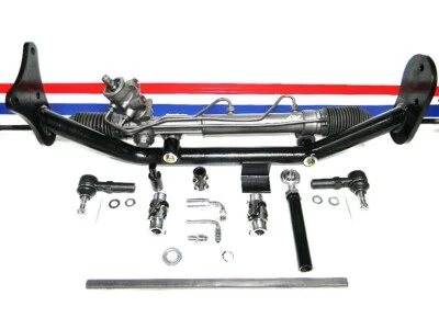 55 56 57 Chevy Tri-Five Rack and Pinion Power Steering Conversion 2 Foto 1 de 2