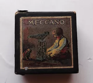 SELTEN MECCANO Aufrichter Set Antik 139 Teile Unterlegscheiben Clips Schrauben Vintage in Box - Bild 1 von 4