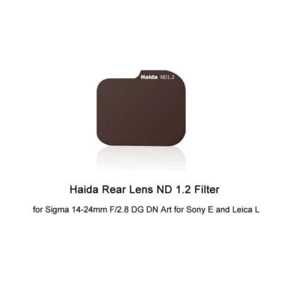 Haida Rear Lens ND 1.2 Filter for Sigma 14-24mm F/2.8 DG DN Art，Sony E/Leica L - Image 1 of 4