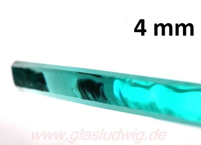 GLASLUDWIG ESG Glasscheibe 4 mm gesäumt - nach Ihrem WUNSCH-Maß (52,39€/m²)