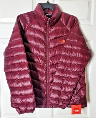 Chaqueta NORTH FACE FLARE 550-Fill Down Mujer ROJO GRANATE XL NUEVA CON ETIQUETAS Foto 1 de 4