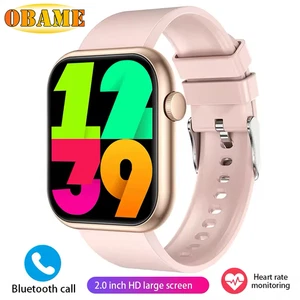 New QX7 Smart Watch Men 2.01-Inch Smartwatch Bluetooth Call GPS AI Voice Heart R - Picture 1 of 22
