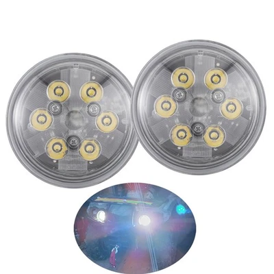 2X 4.5" PAR36 Round 18W Spot LED Conversion Headlight Bulb 5300K Offroad Truck Foto 1 de 4