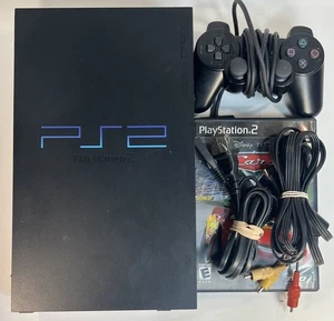 PS2 Playstation 2 SCPH-30001 Fat Konsole Bundle mit Kabeln & Controller getestet - Bild 1 von 8