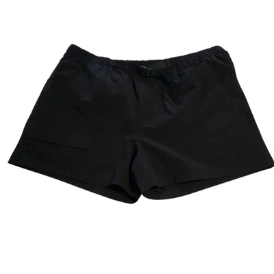 Avia Shorts Belted Hiking Water Repellant Elastic Waist Black Womens XL NEW  - Image 1 of 4
