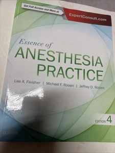 Essence of Anesthesia Practice by Michael F. Roizen, Jeffrey Roizen ACCESS CODE+ - Foto 1 di 9