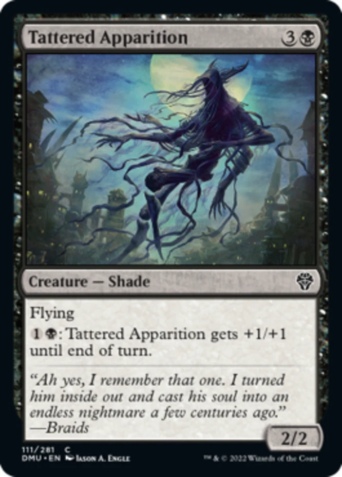 x1 Tattered Apparition - Dominaria United - NM - MTG - Image 1 of 1