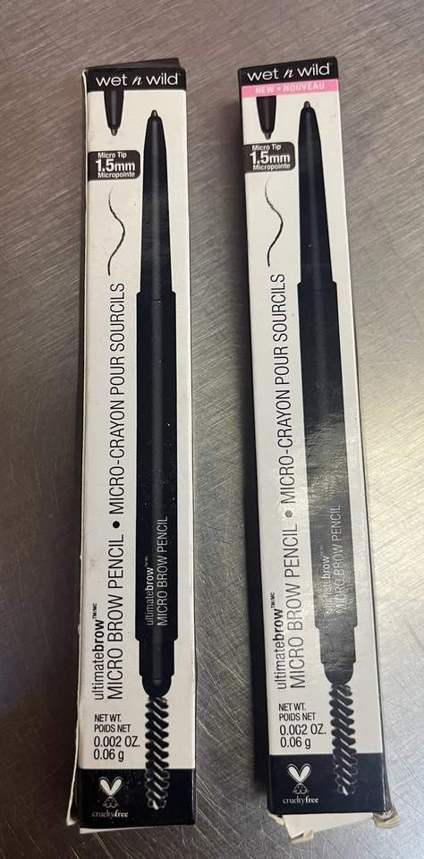 Wet N Wild Micro Brow Pencil 648A Ash Brown Lot of 2 *NEW* - Image 1 of 1