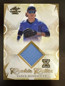 2023 Leaf Trinity Vance Honeycutt Rookie Relics Jersey Patch #RR-48 (RC, MEM) - Picture 1 of 2