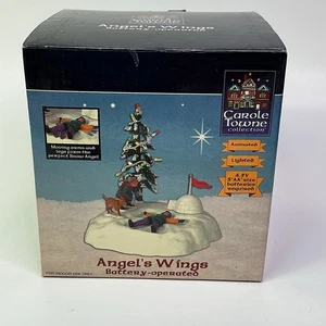Carole Towne Collection Angels Wings Lighted Animated Figurine NIB - Picture 1 of 6