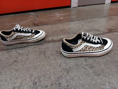 Vans Talla Hombre 4 Mujer 5.5 Old Skool Zapatos Estampado Leopardo. Foto 1 de 4