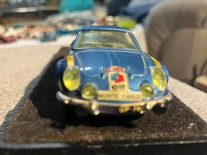 1/43-DIE CAST- SOLIDO #18 ALPINE 1600 BERLINETTE TOUR DE FRANCE BLUE MODEL CAR - Picture 1 of 6