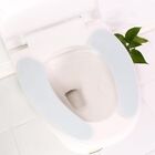 Sticky Reusable Mat Seat Cover Warm Plush Toilet Seat Filling Washable Bathroom
