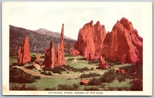 Vtg Colorado CO Cathedral Spires Garden Of The Gods 1900s View Old UDB Postcard - Imagen 1 de 2