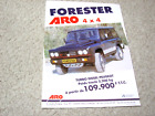 1980's ARO FORESTER 4x4 SALES BROCHURE..