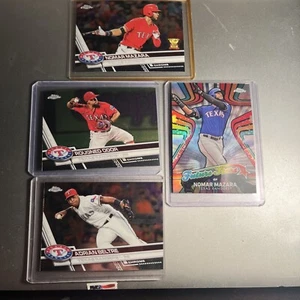 2017 Topps Chrome #130 Adrian Beltre ++++ Nomar Mazara & Rougned Odor - Picture 1 of 16
