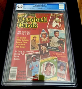 AUTUMN 1981 SECOND ISSUE - BASEBALL CARDS MAGAZINE - #V! #2 - CGC 9.0 - KRAUSE - Picture 1 of 3