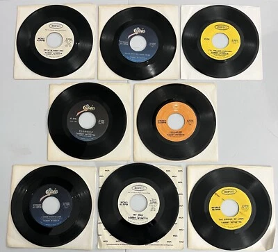 Lot of (8) Tammy Wynette 45 RPM Records - Lot #3 Foto 1 de 2
