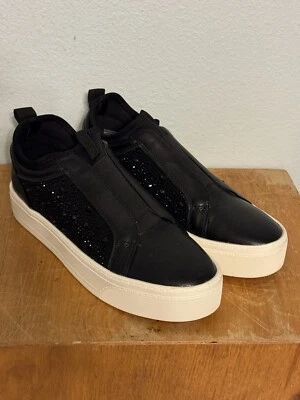Carvela Womens Jewel Slip On Shoes Size 8.5  Black Bling - Image 1 of 4