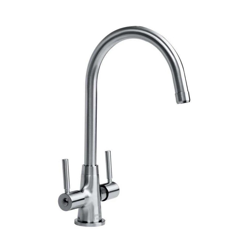 Bristan Monza Easyfit Kitchen Sink Mixer Tap with Swivel Spout, Brushed Nickel - Image 1 of 1