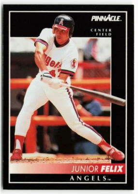 1992 Junior Felix Pinnacle - California Angels - Image 1 of 2